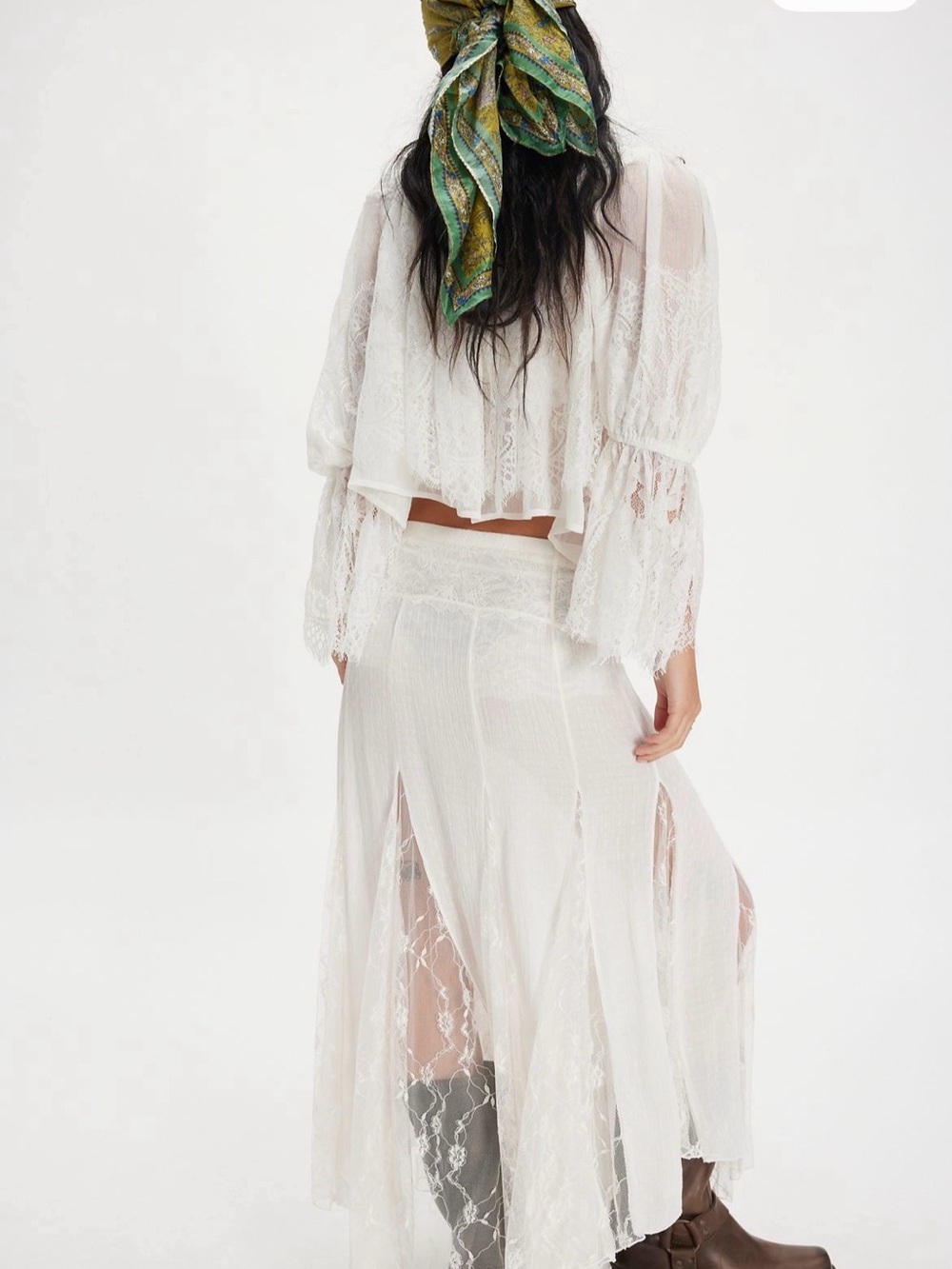 Free People Nice To Meet You Maxi Slip Skirt - Picture 5 of 5
